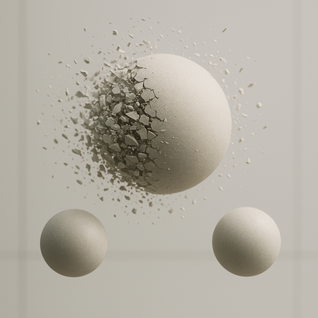 The Banach-Tarski paradox: splitting a sphere into infinite pieces